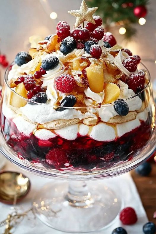 Christmas Pavlova Trifle Recipe