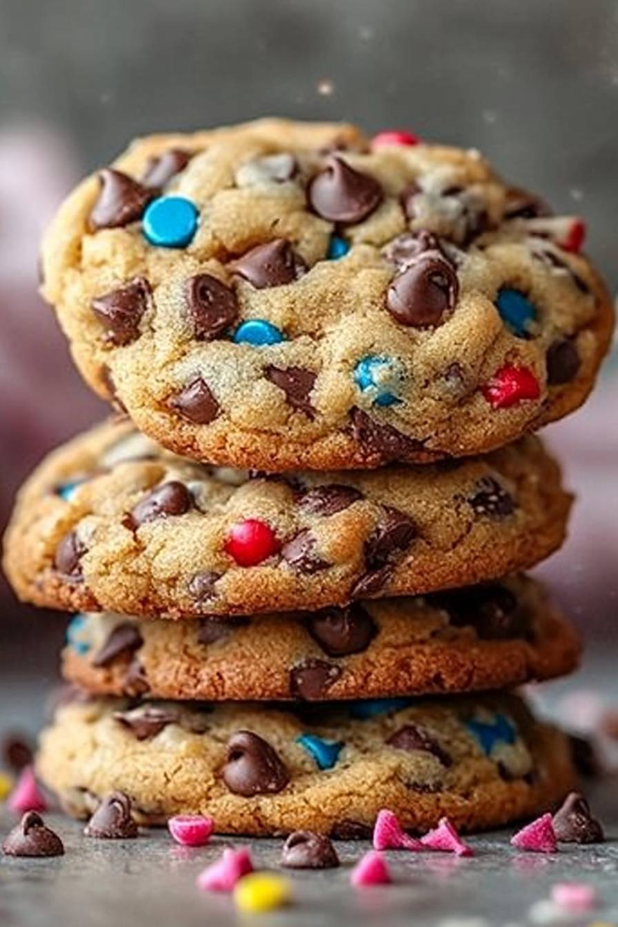 Chocolate Chip Birthday Cookies