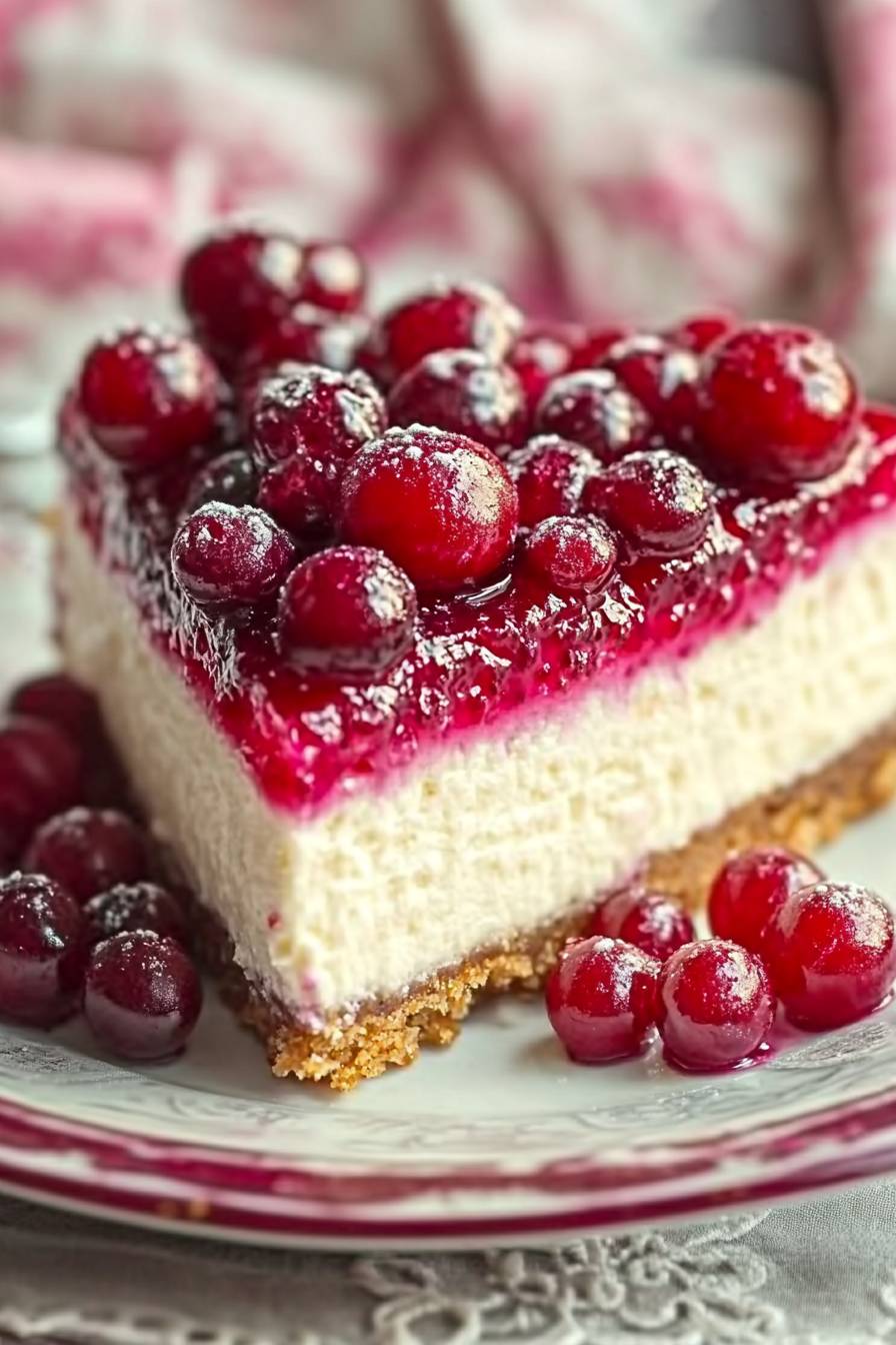 Cranberry Cheesecake