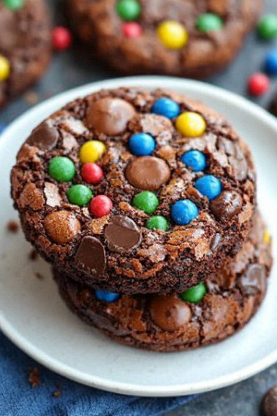 Crumbl Cosmic Brownie Cookies