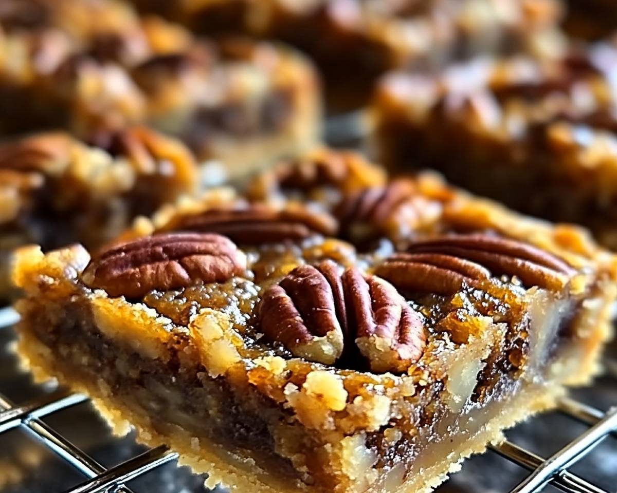 Easy Pecan Pie Bars Recipe | 5-Ingredient Sweet Treat for Any Occasion