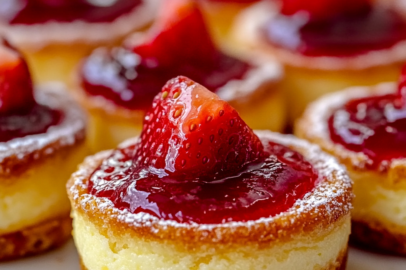 10-Minute Mini Brown Butter Popovers with Jammy Strawberries Recipe | Easy & Delicious Dessert Idea