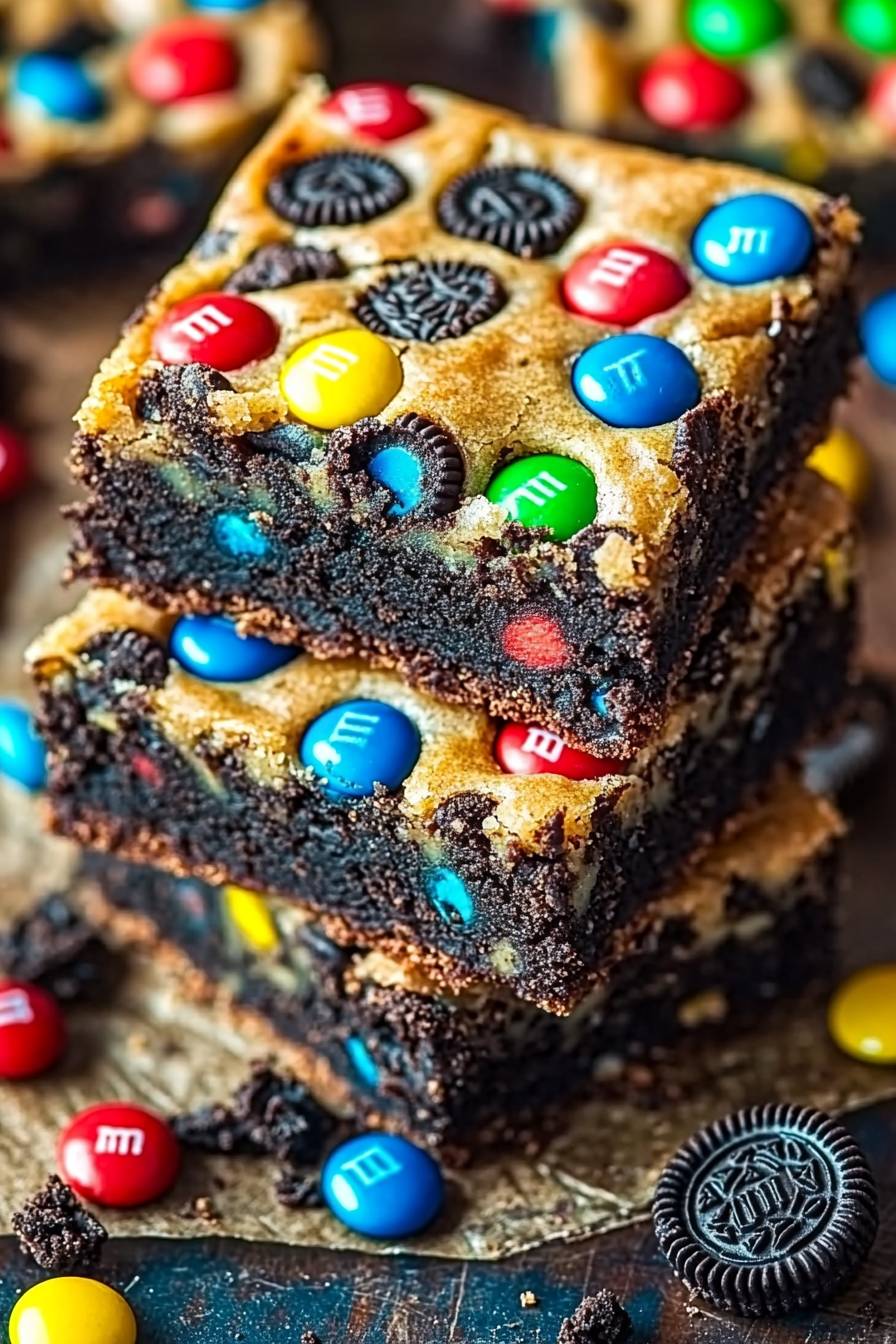 M&M’s Oreo Cookie Bars