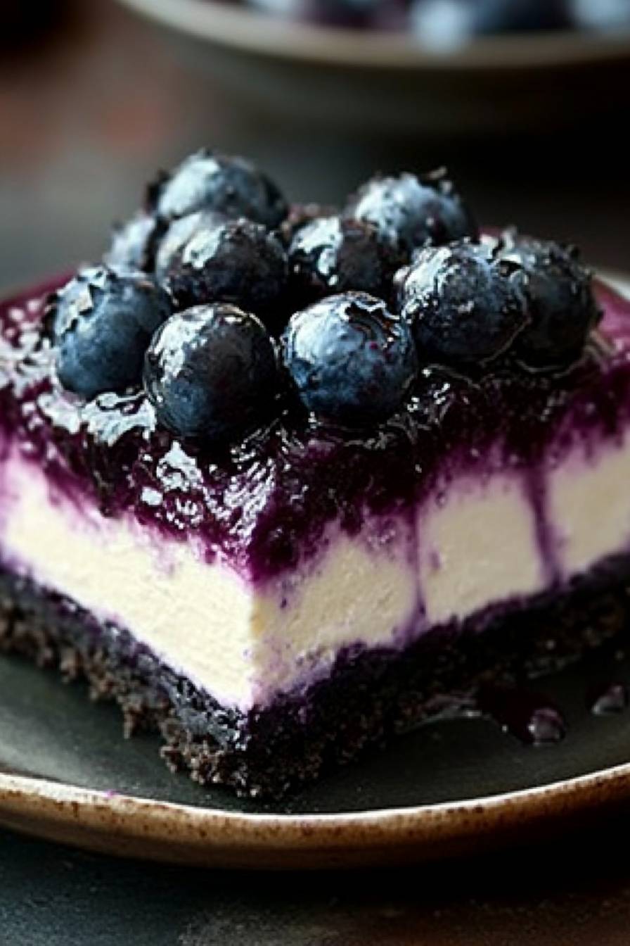 No-Bake Blueberry Cheesecake