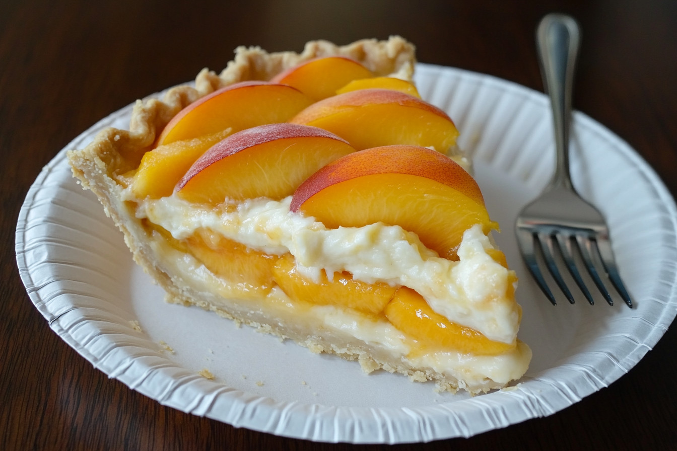 Peaches and Cream Pie