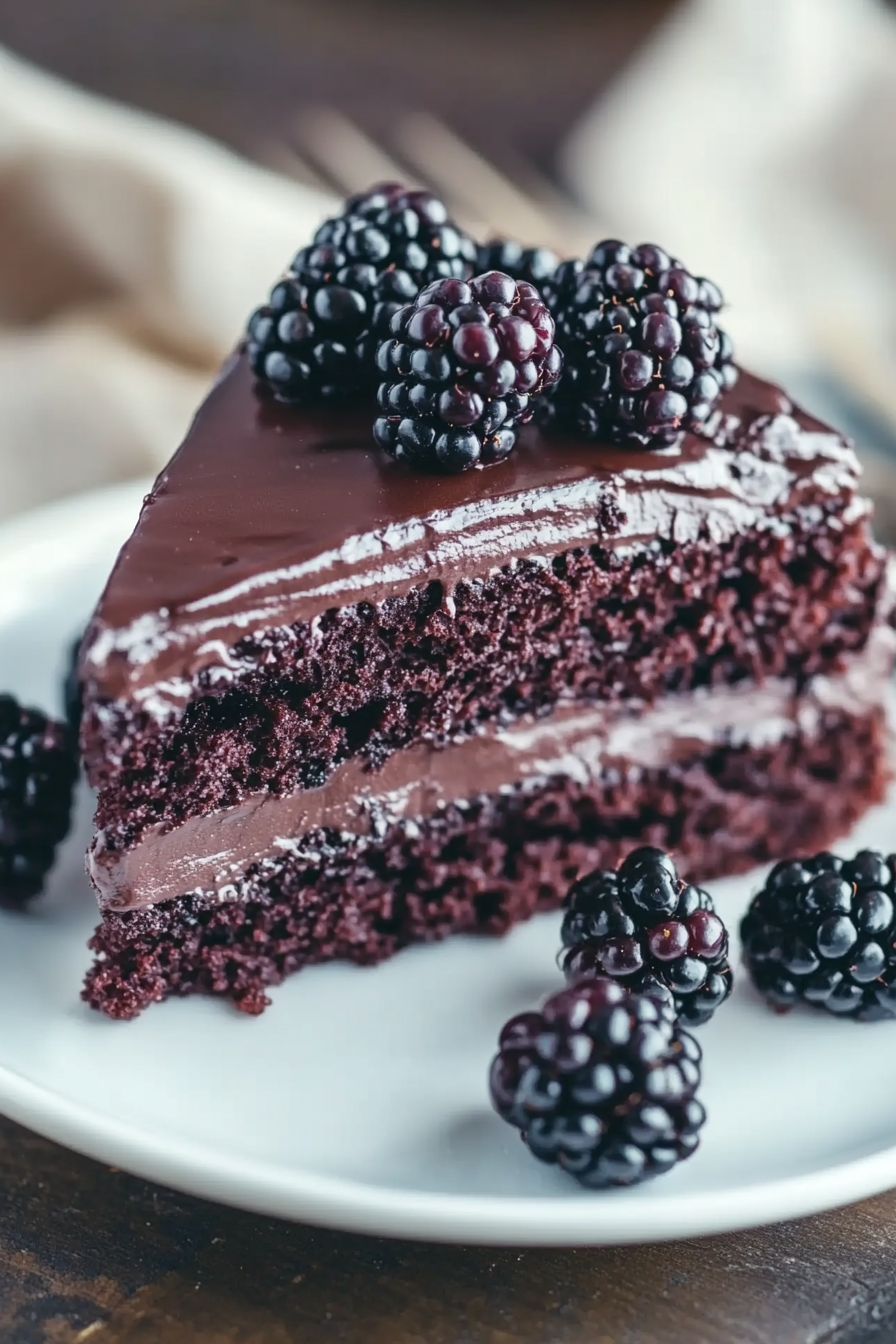 Chocolate Blackberry Cake