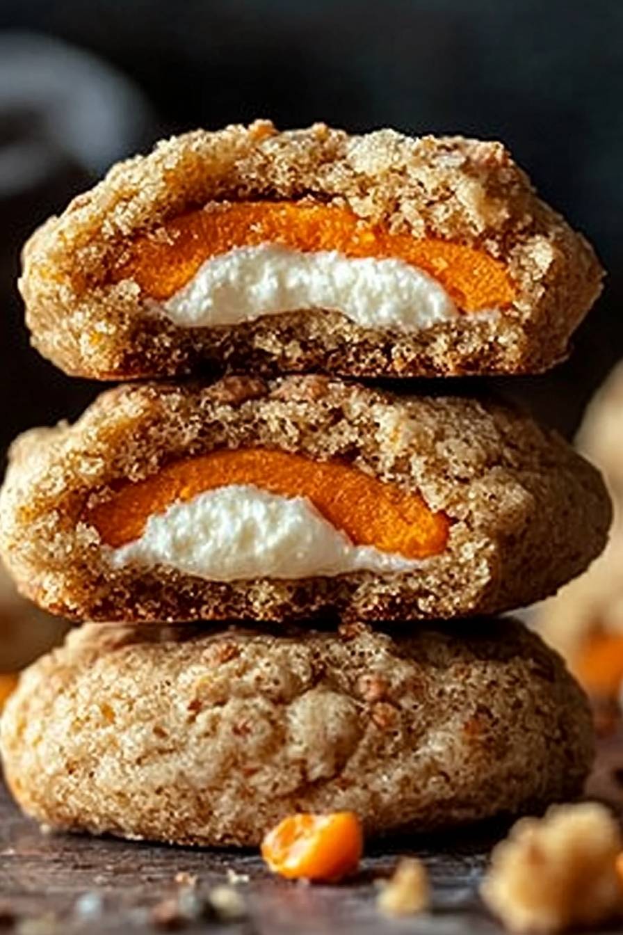 Stuffed Carrot Cake Cookies