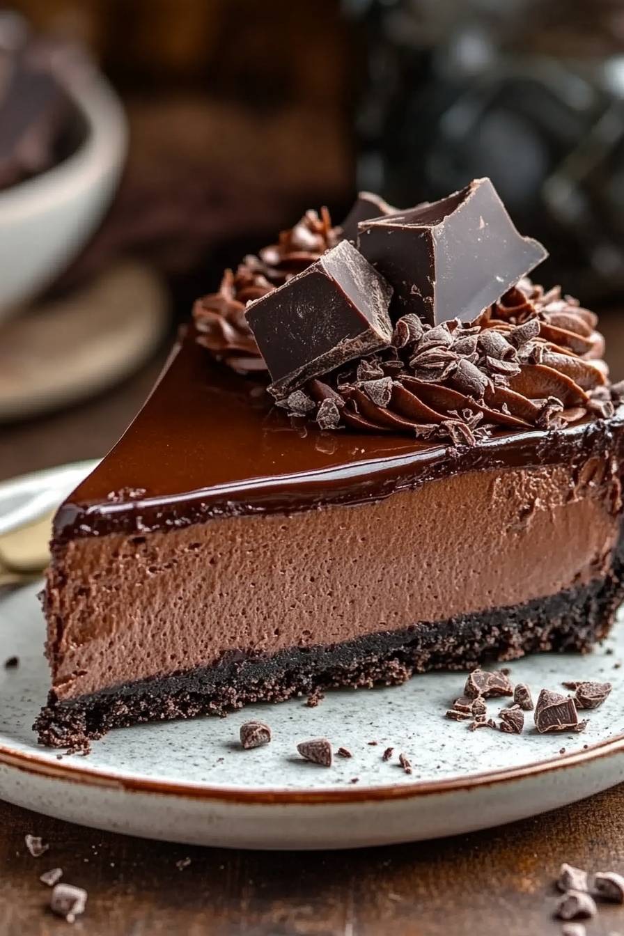 Triple Chocolate Cheesecake