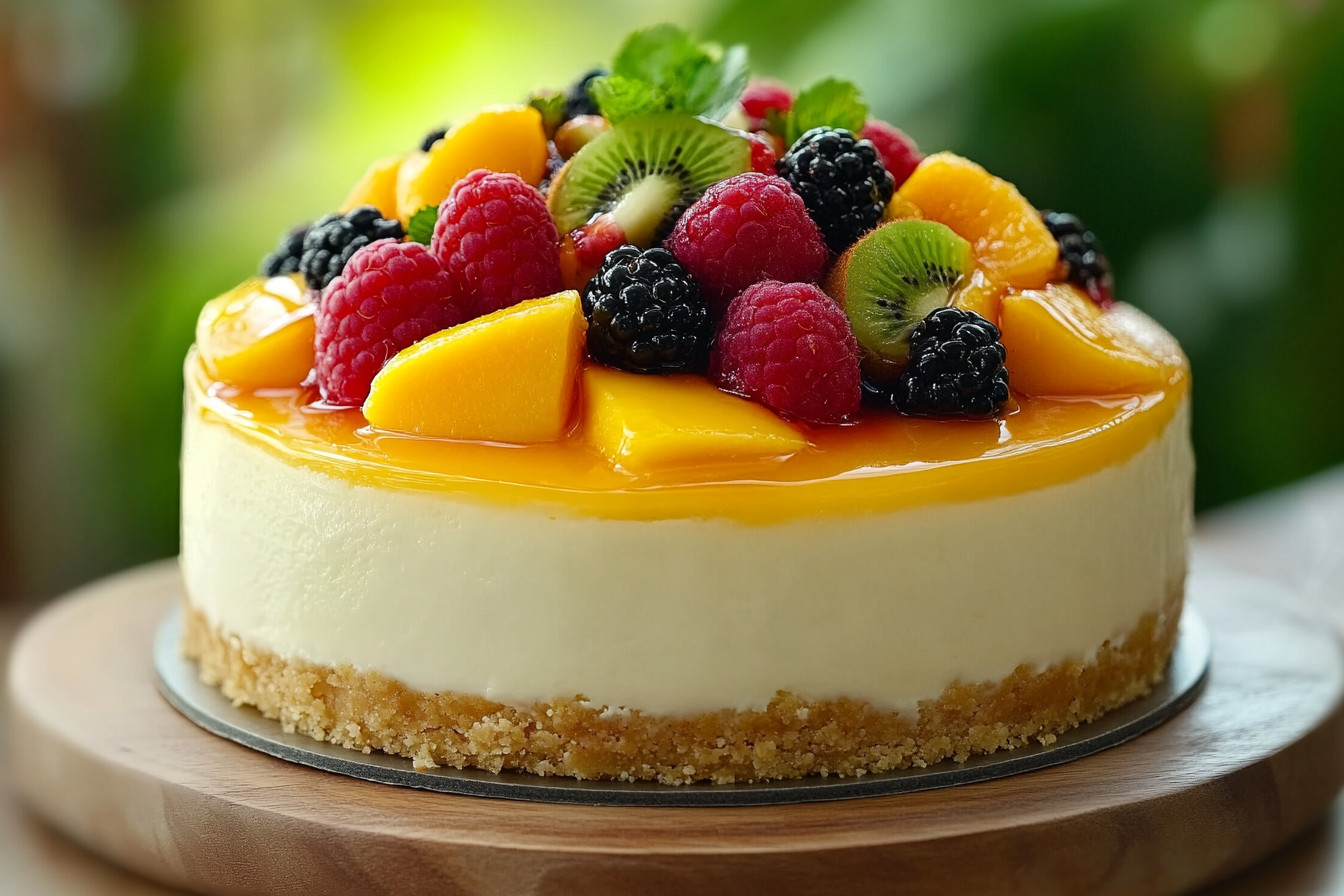 5 Reasons to Indulge in This Heavenly Tropical Delight Fresh Fruit Cheesecake