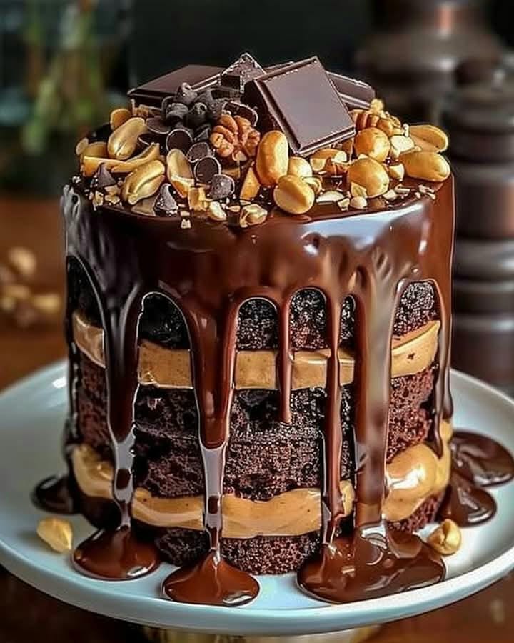 7 Steps to Make the Ultimate Chocolate Peanut Butter Layer Cake