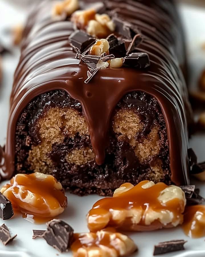 7 Steps to Create the Ultimate Gooey Chocolate Caramel Turtle Cake Roll