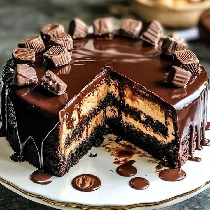 10 Steps to Create the Ultimate Reese’s Peanut Butter Chocolate Cheesecake Cake