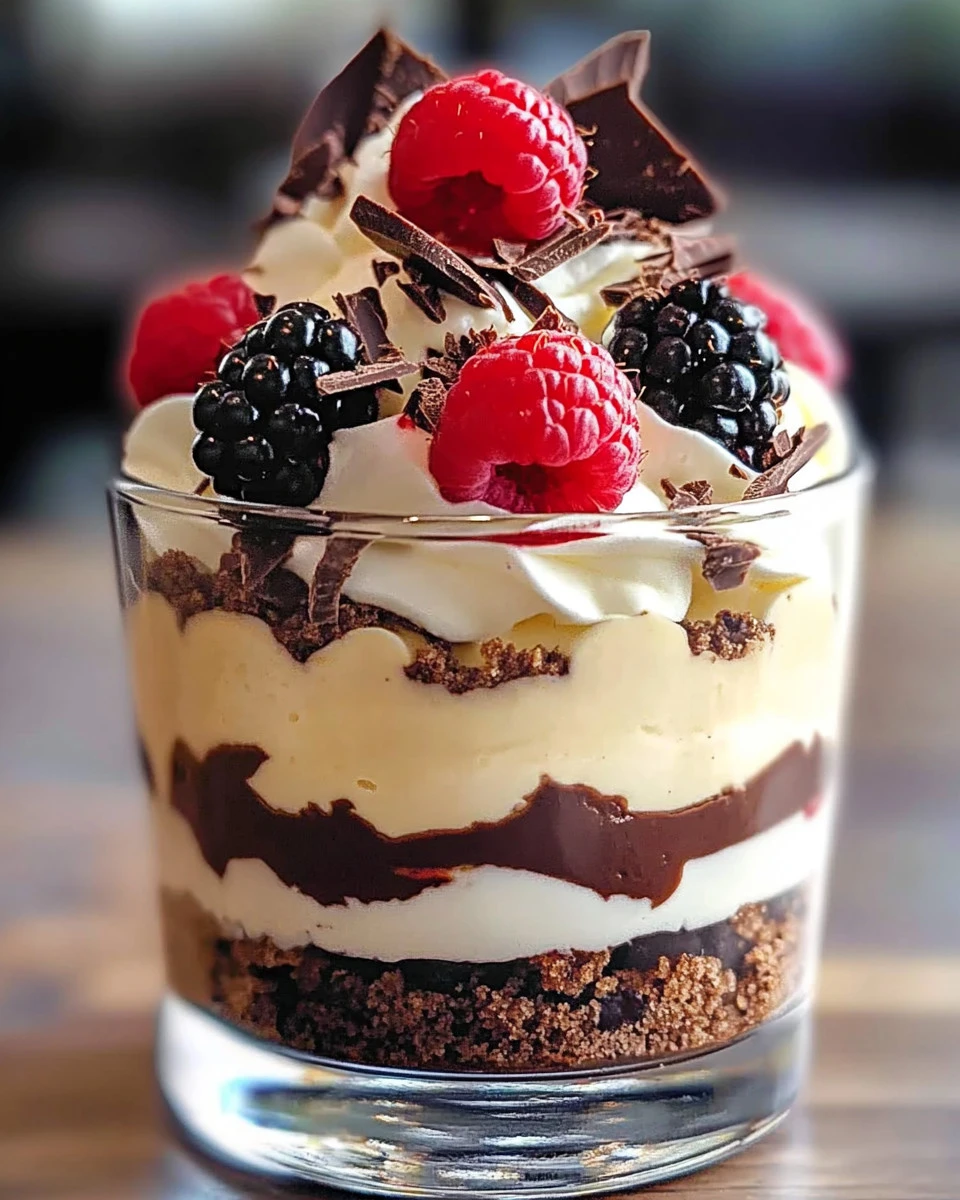 Decadent No-Bake Brownie Cheesecake Parfaits