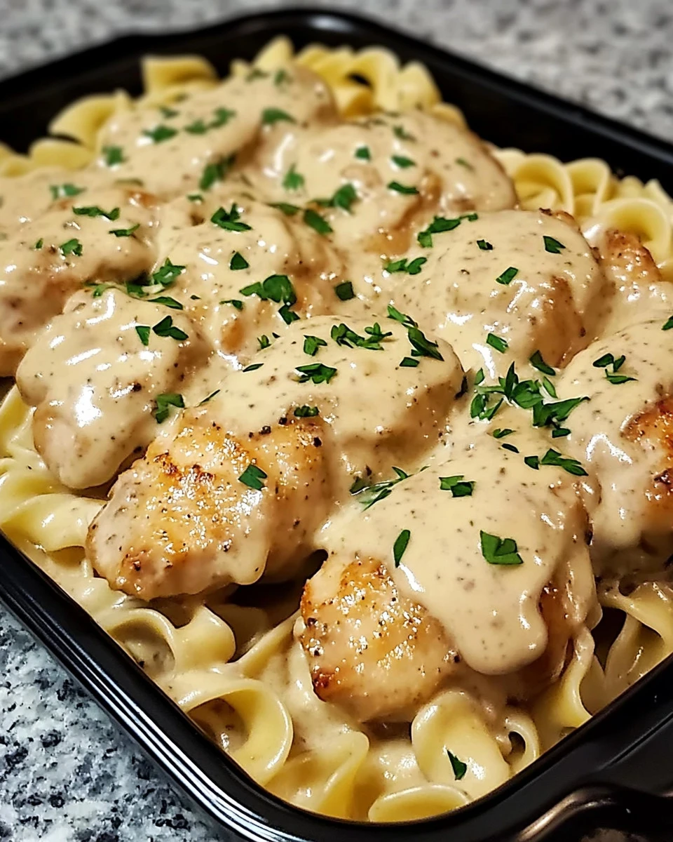 One-Pan Chicken with Buttered Noodles