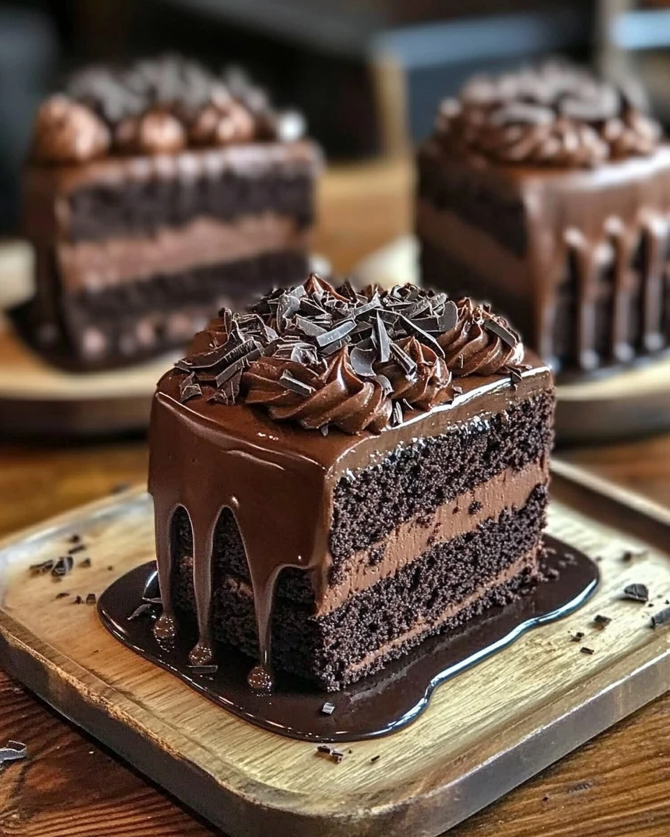 Super Moist Chocolate Cake with Perfect Chocolate Ganache