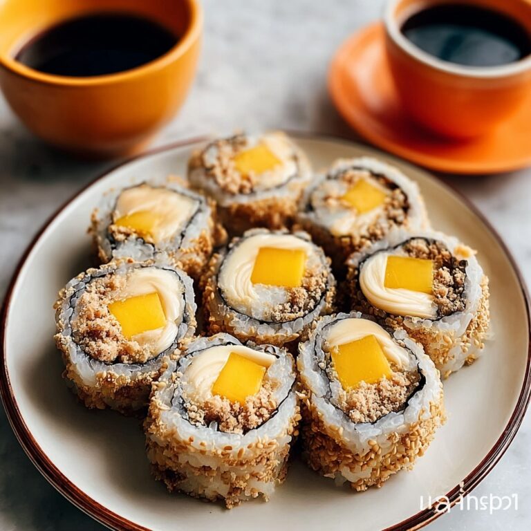 Mini Breakfast Sushi Rolls with Almond Butter, Banana, and Granola Recipe