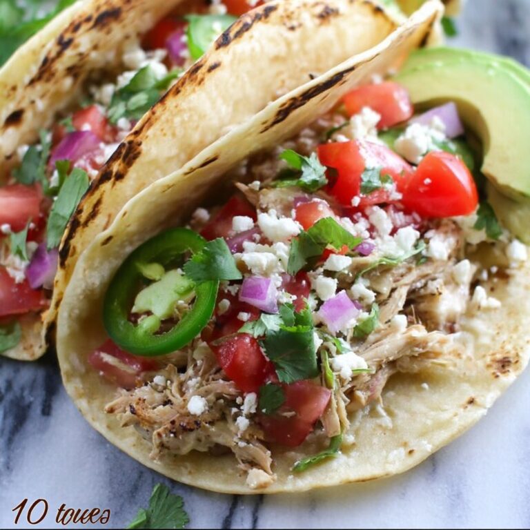Shredded Chicken Tacos Recipe