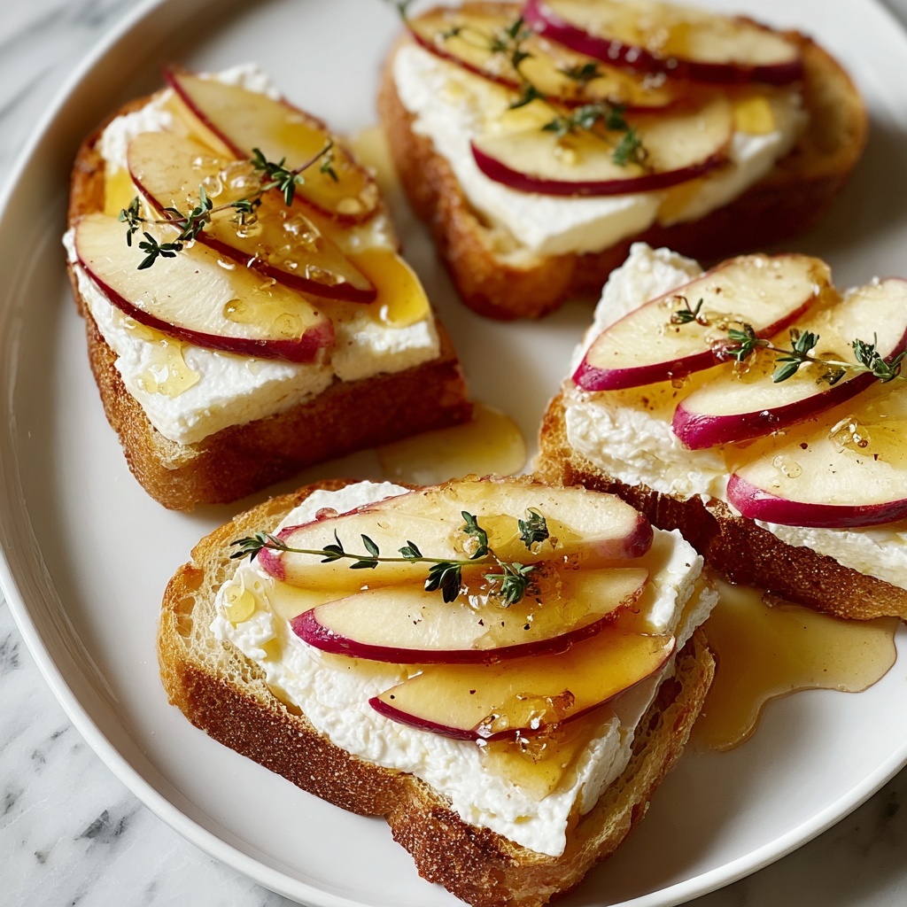 Apple & Brie Crostini with Hot Honey Recipe - Recipe Image