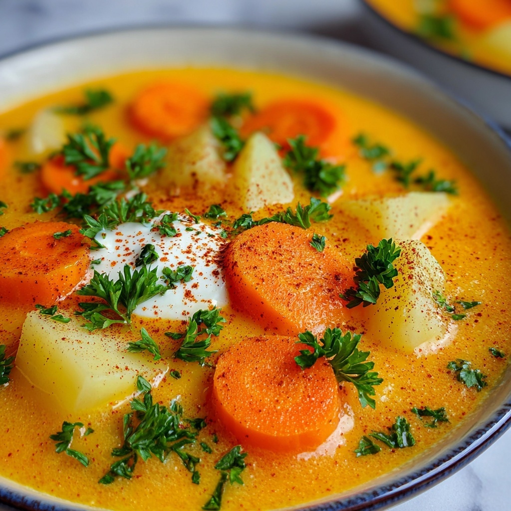 Vegan Carrot and Potato Soup Recipe - Recipe Image