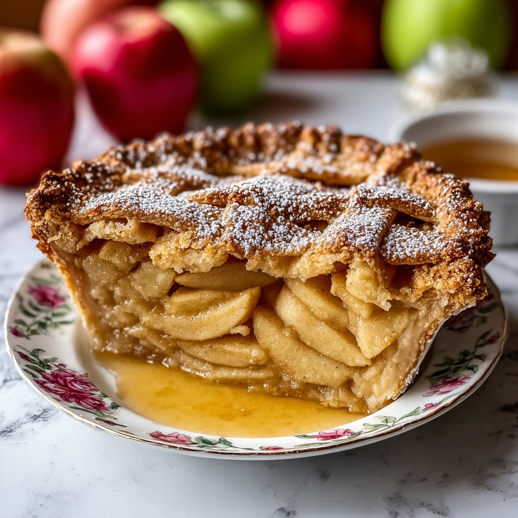 Classic Spiced Baked Apple Pie Recipe - Recipe Image