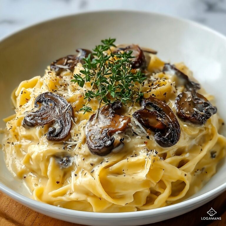 Indulgent Morel Mushroom Pasta in Creamy Sauce Recipe