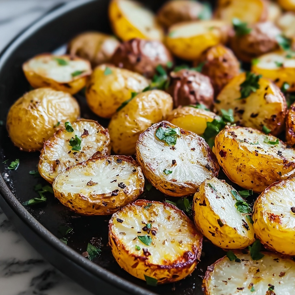 Roasted Baby Potatoes with Garlic and Italian Seasoning Recipe - Recipe Image