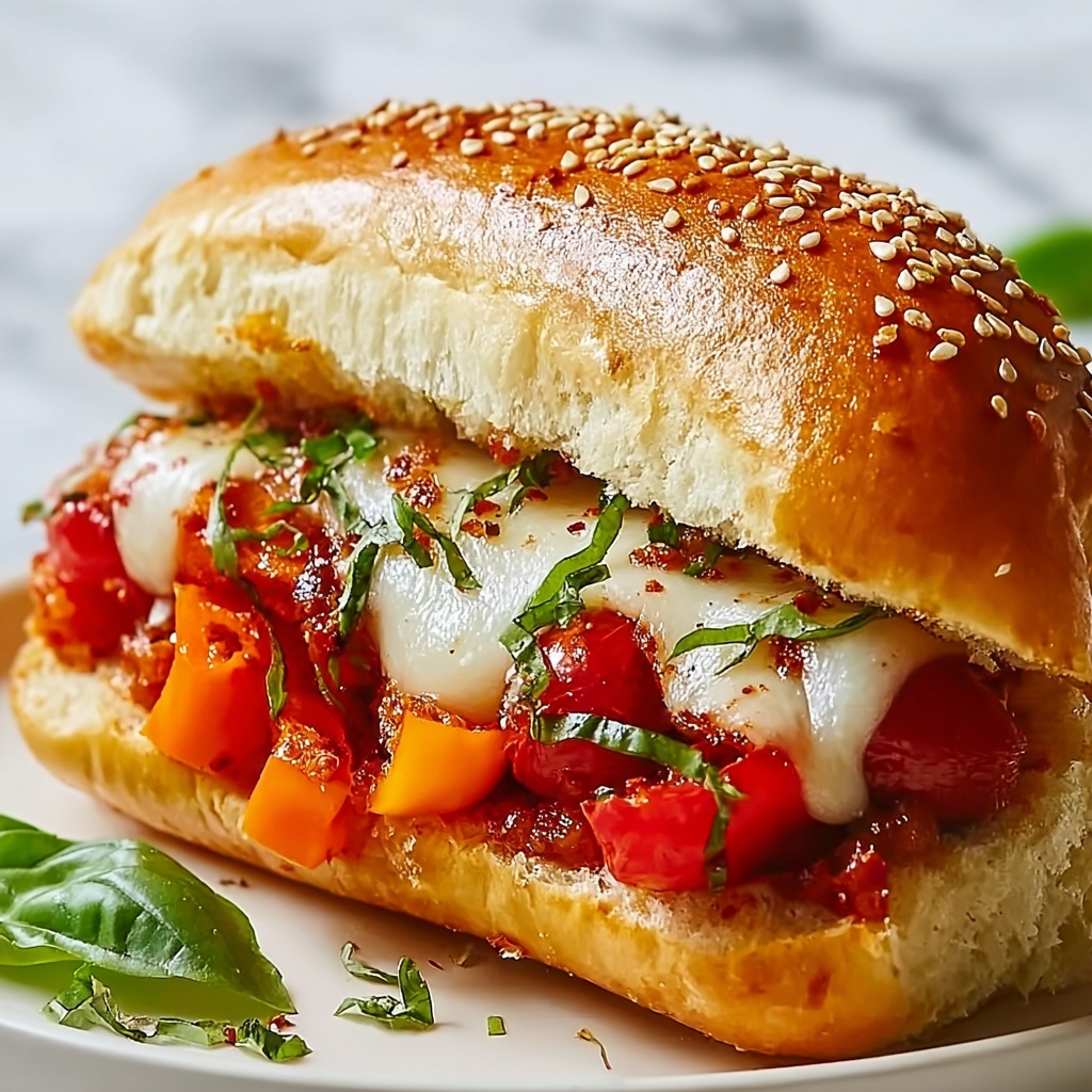 Baked Italian Grinder Sandwiches Recipe - Recipe Image