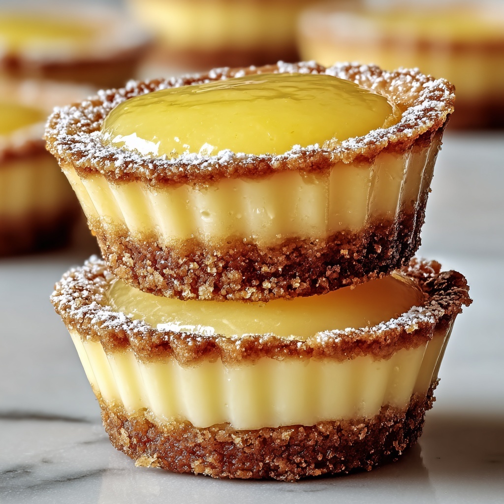 Mouthwatering Lemon Bar Cookie Cups Recipe - Recipe Image