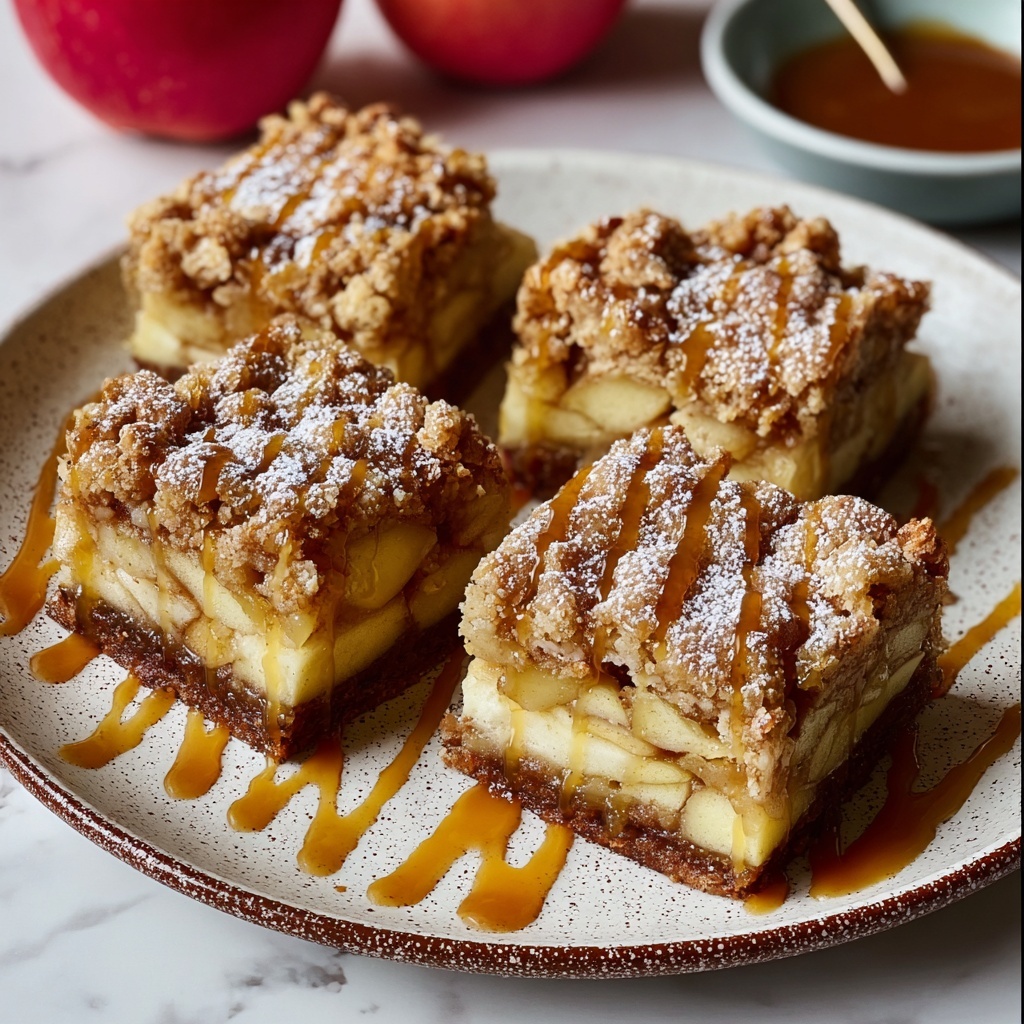Salted Caramel Apple Bars Recipe - Recipe Image