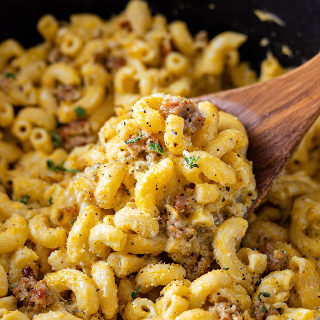 Creamy Baked Butternut Squash Mac and Cheese with Bacon Recipe - Recipe Image