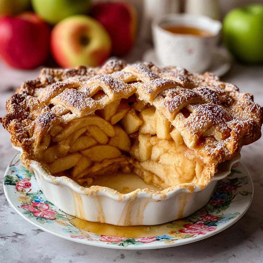 Classic Spiced Baked Apple Pie Recipe - Recipe Image