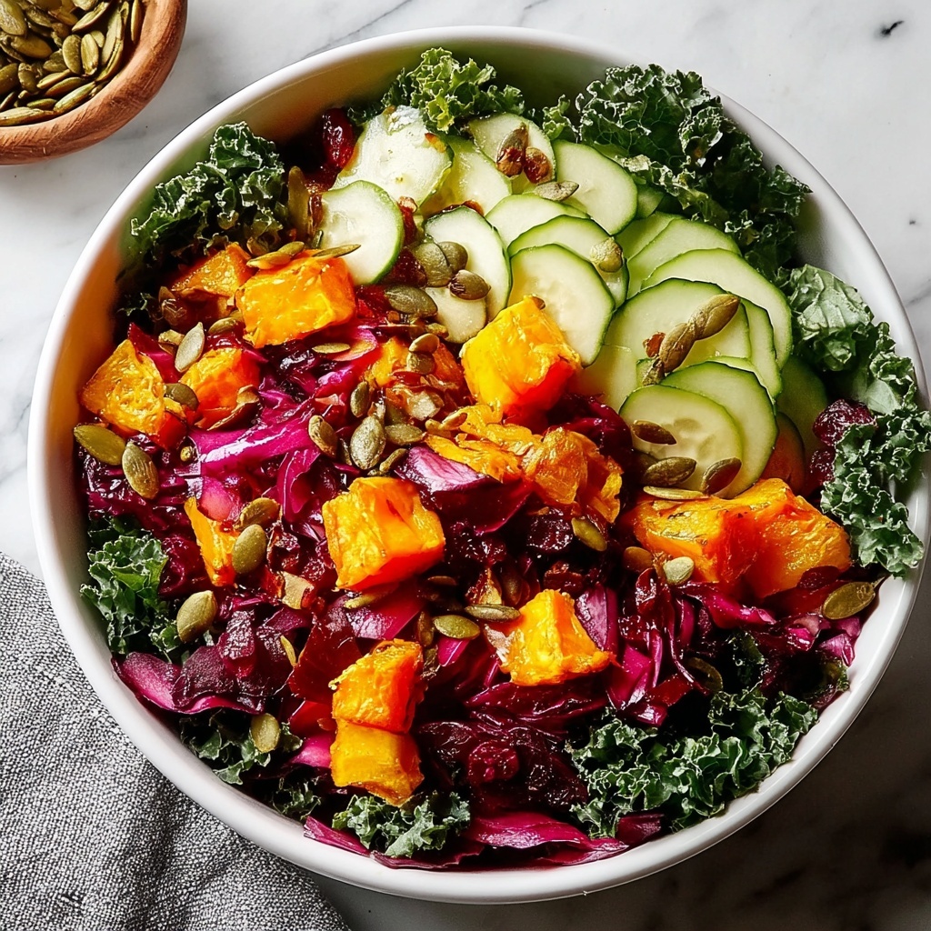 Fall Harvest Salad with Roasted Butternut Squash, Apples, and Pumpkin Seeds Recipe - Recipe Image