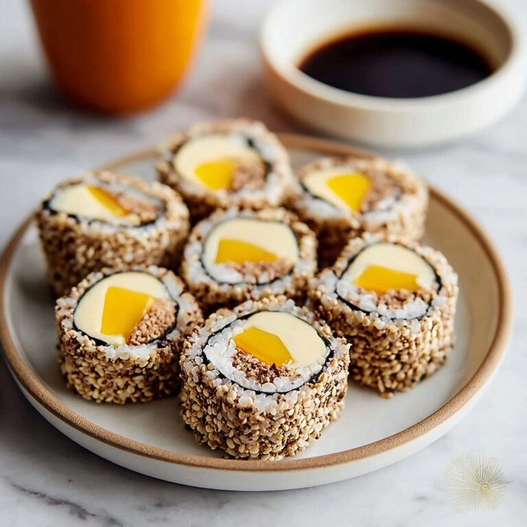 Mini Breakfast Sushi Rolls with Banana, Almond Butter, and Granola Recipe