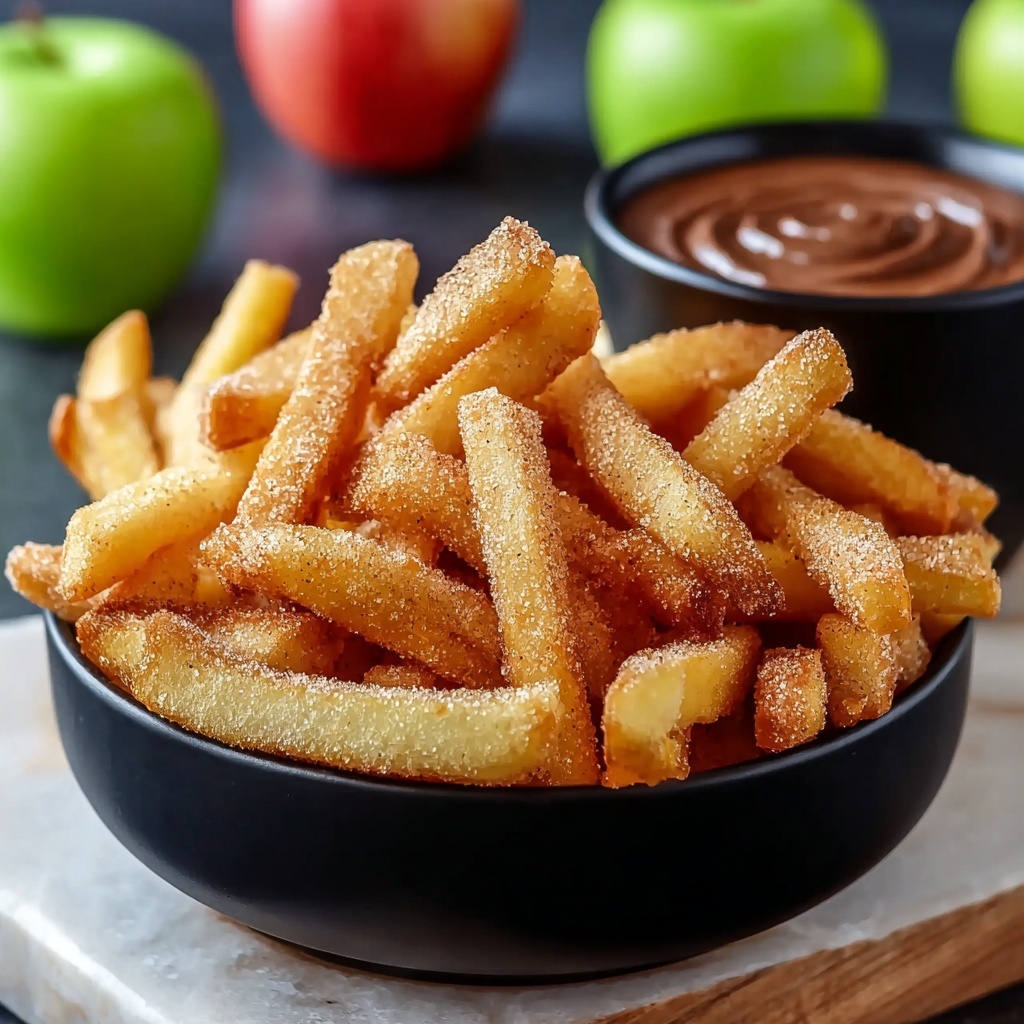 Crispy Air Fryer Apple Fries Recipe - Recipe Image