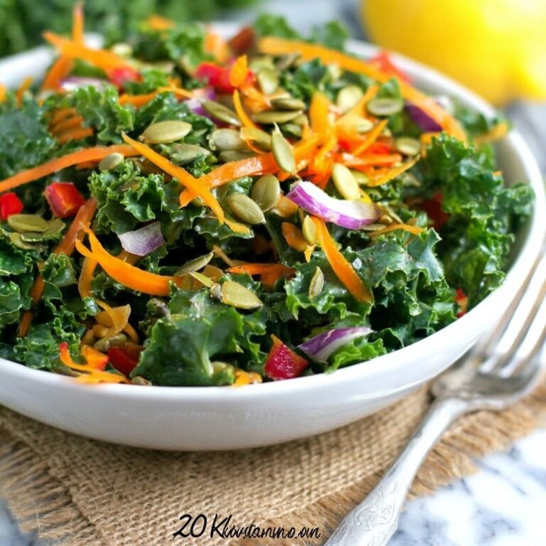 Massaged Kale Salad with Lemon, Lime, and Toasted Sunflower Seeds Recipe
