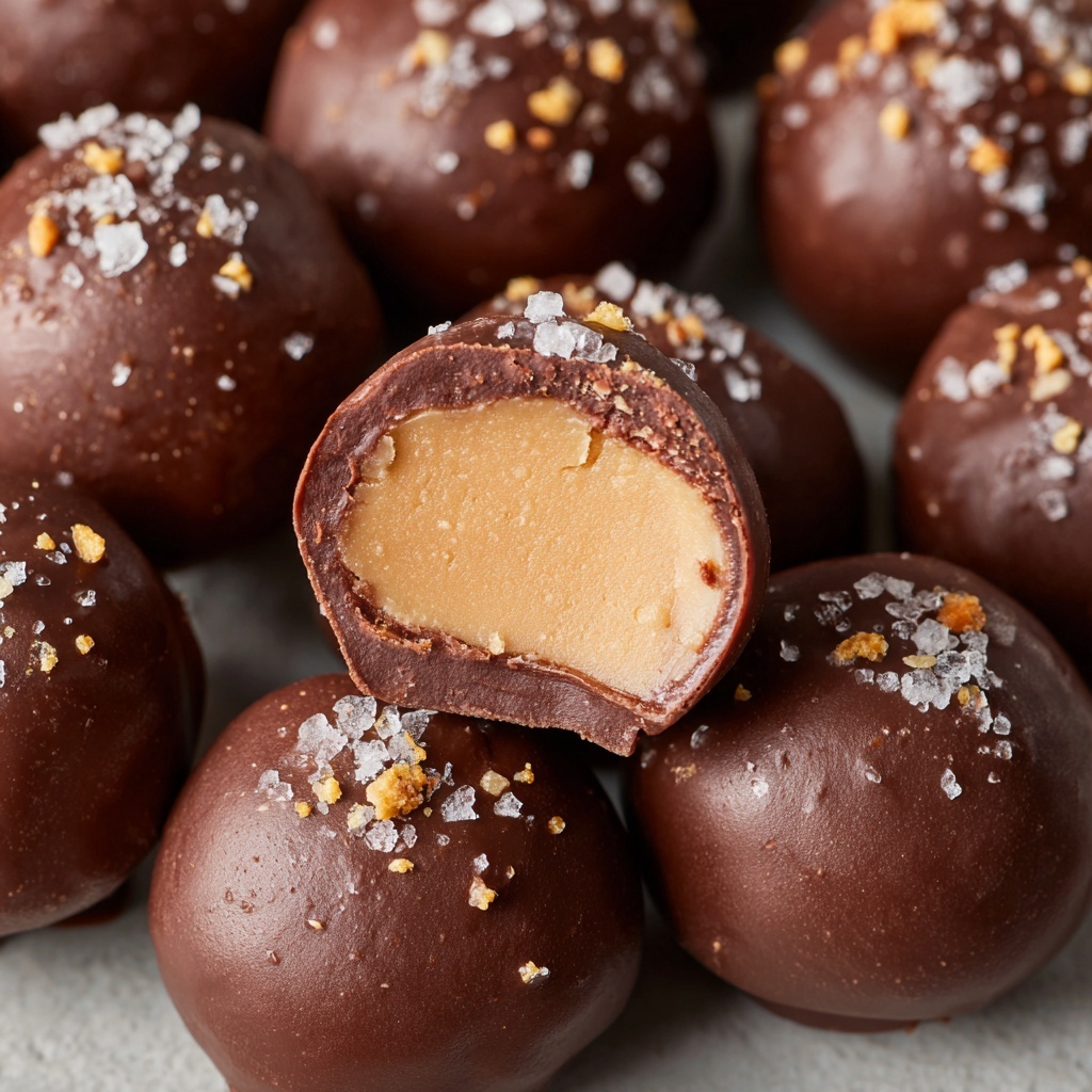 No-Bake Peanut Butter Cheesecake Balls Recipe - Recipe Image