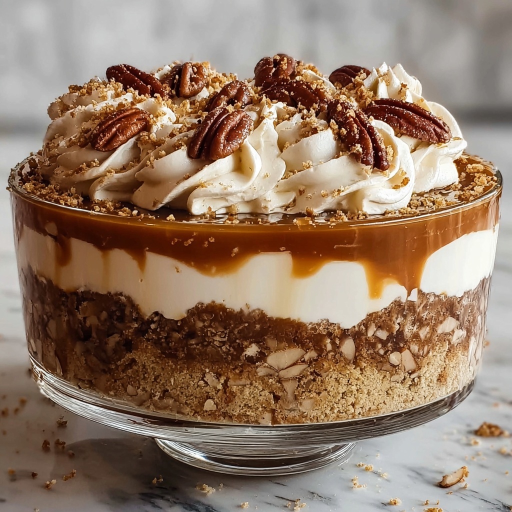 Pecan Pie Cheesecake Trifle Recipe - Recipe Image