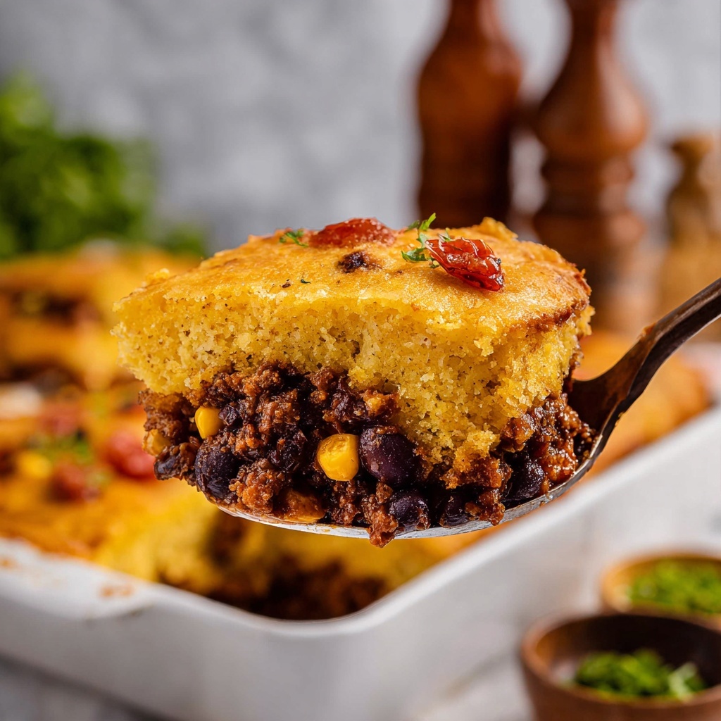 Chili Cornbread Casserole Recipe - Recipe Image