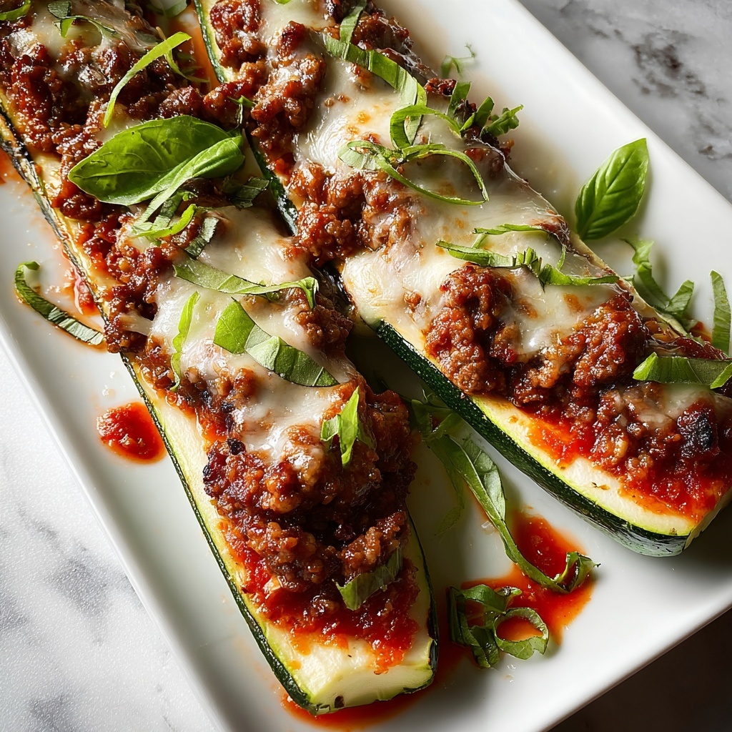 Ground Beef Zucchini Boats Recipe - Recipe Image