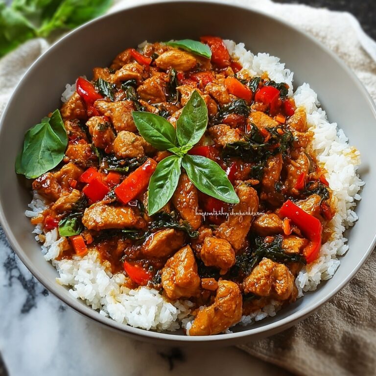Easy Thai Basil Chicken for a Flavorful Weeknight Win Recipe