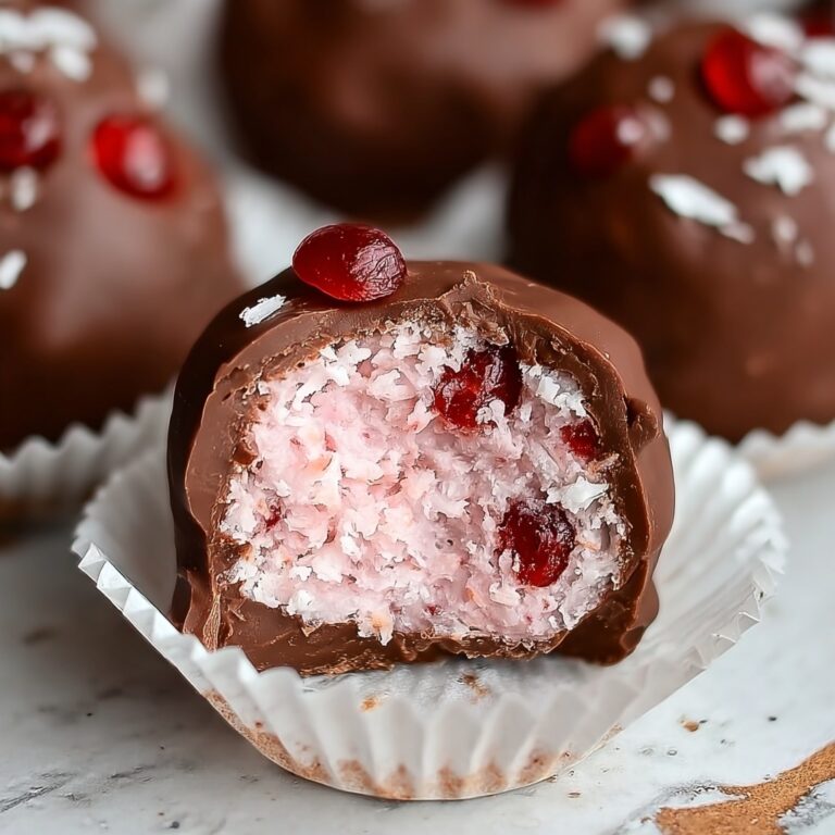 Chocolate Cherry Coconut Truffles – Easy Holiday Treat Recipe
