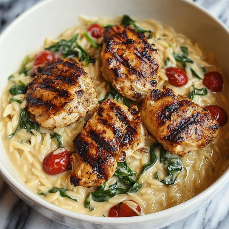 Creamy Tuscan Chicken with Orzo Recipe