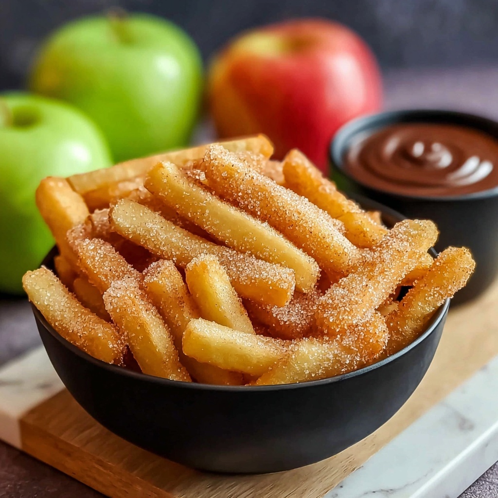 Crispy Air Fryer Apple Fries Recipe - Recipe Image