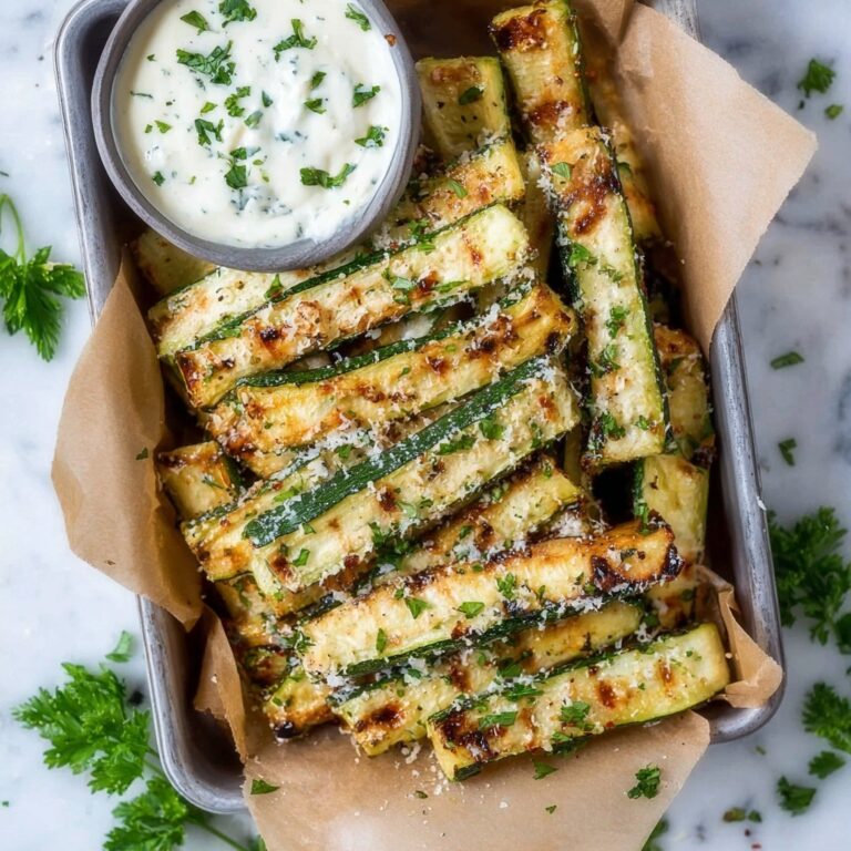 Parmesan Crusted Zucchini Recipe