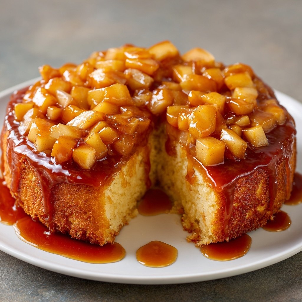 Glazed Honeycrisp Apple Fritter Cake Recipe - Recipe Image