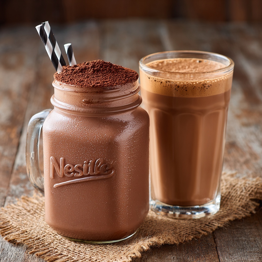 Homemade Nesquik Chocolate Milk Powder Recipe - Recipe Image
