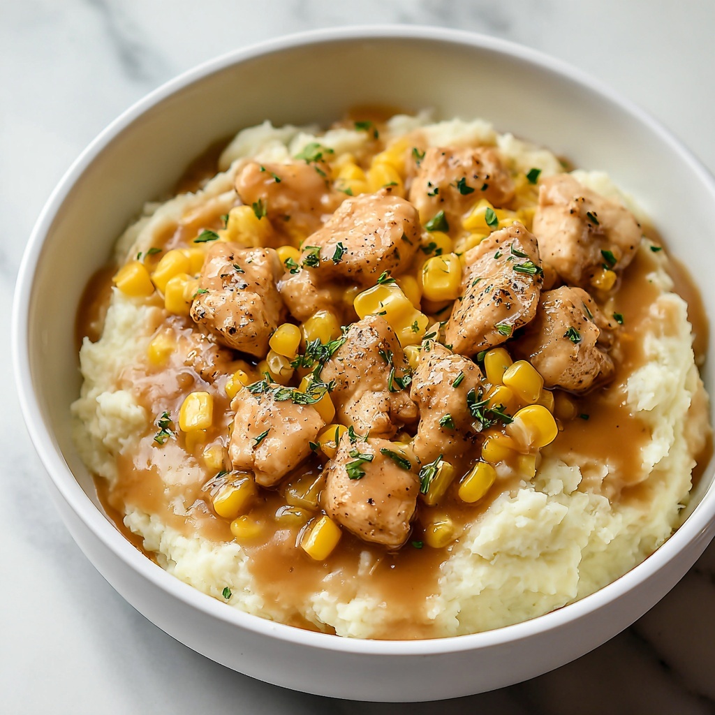 Chicken Mashed Potato Bowls Recipe - Recipe Image