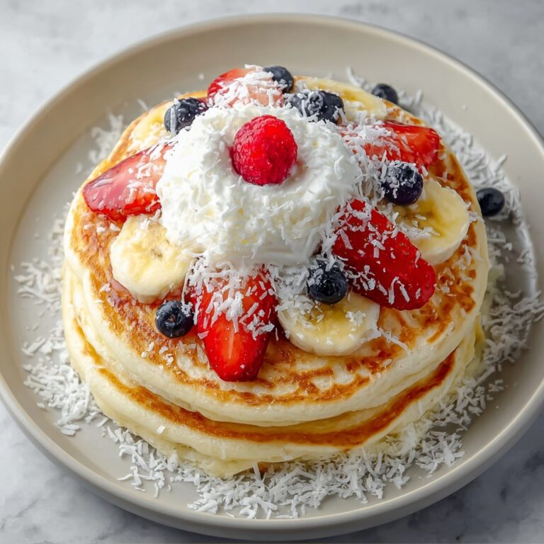 Sweet Coconut Cream Pancakes Recipe