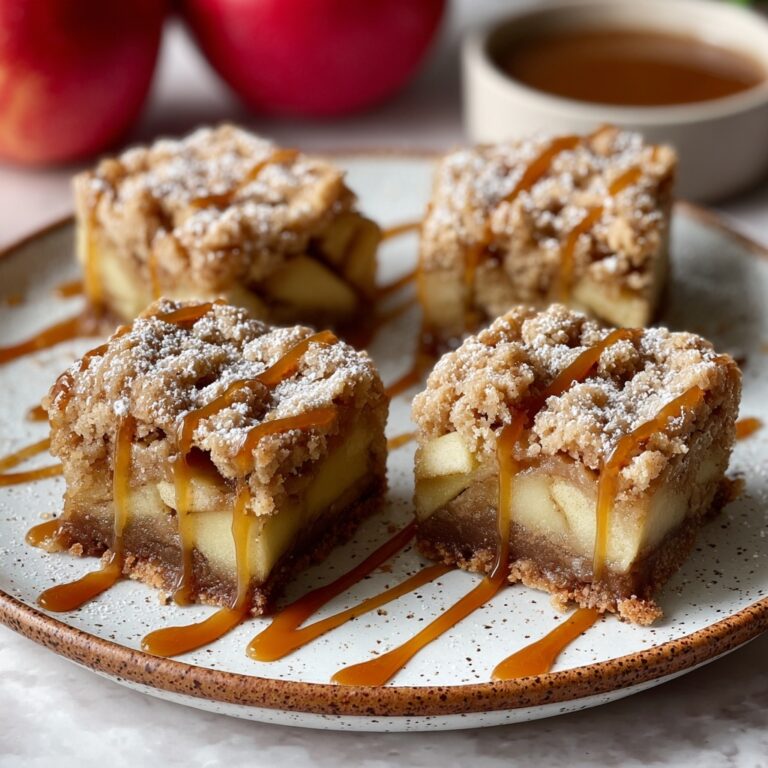 Salted Caramel Apple Bars Recipe