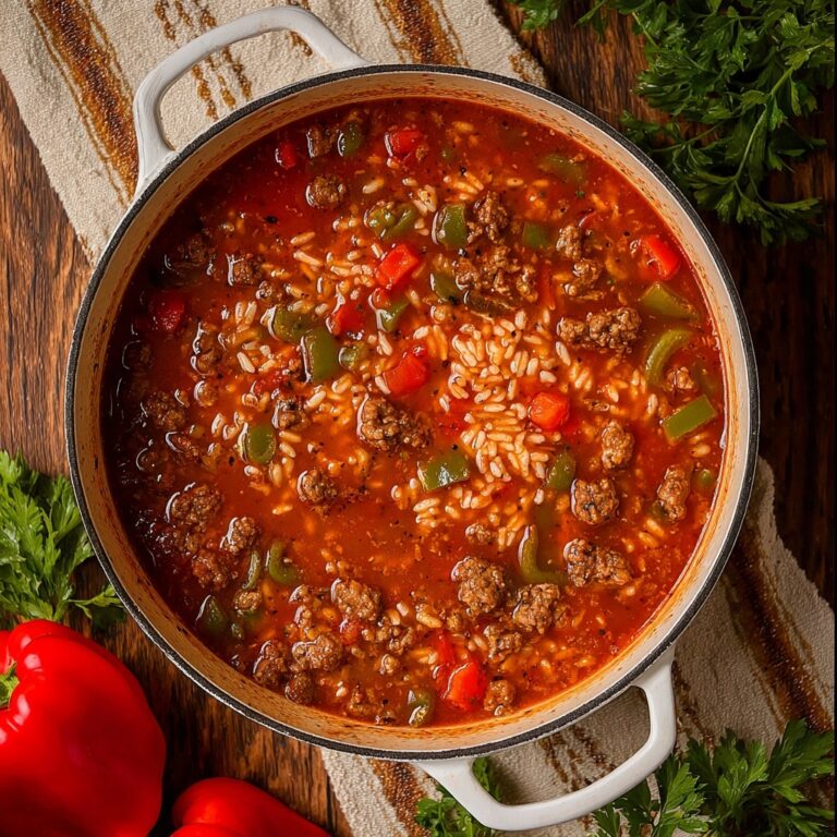 Stuffed Green Pepper Soup Recipe